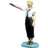Female HJ saluting