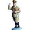 National leader walking & saluting