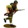 Spanish nationalist infantryman running