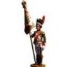 Italian royal guard grenadiers standard bearer