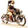 Italian bersagliere & Gilera motorbike