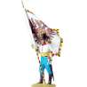 Austrian hungarian infantry regiment Duka fusilier standard bearer
