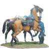 Holding the horses 7th cavalry
