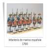 Spanish marine infantry 1760 unpainted