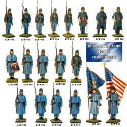 20th Maine infantry regimiento Fredericksburg