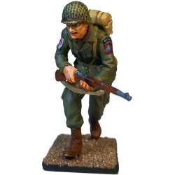 82nd Airborne Division soldado corriendo 60mm