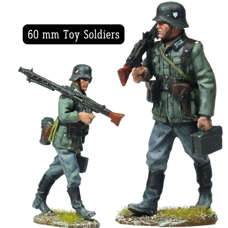 MG 42 gunner toy soldiers