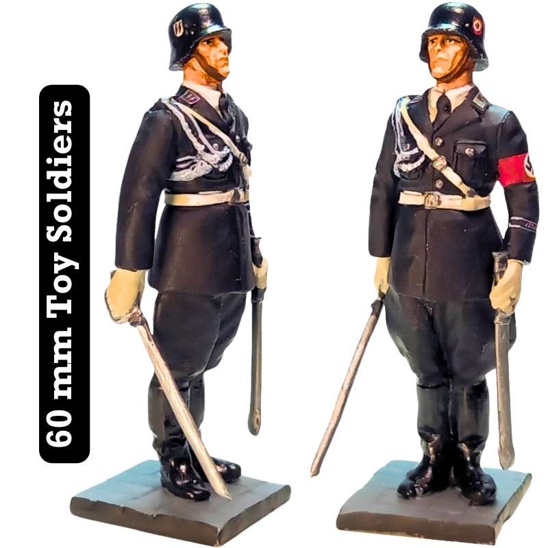 LAH Officer at attention saluting 60mm