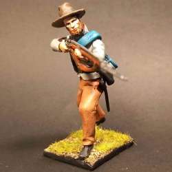 15th Alabama infantry rgt. private advancing firing