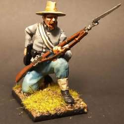 Alabama infantry rgt. private kneeling reloading