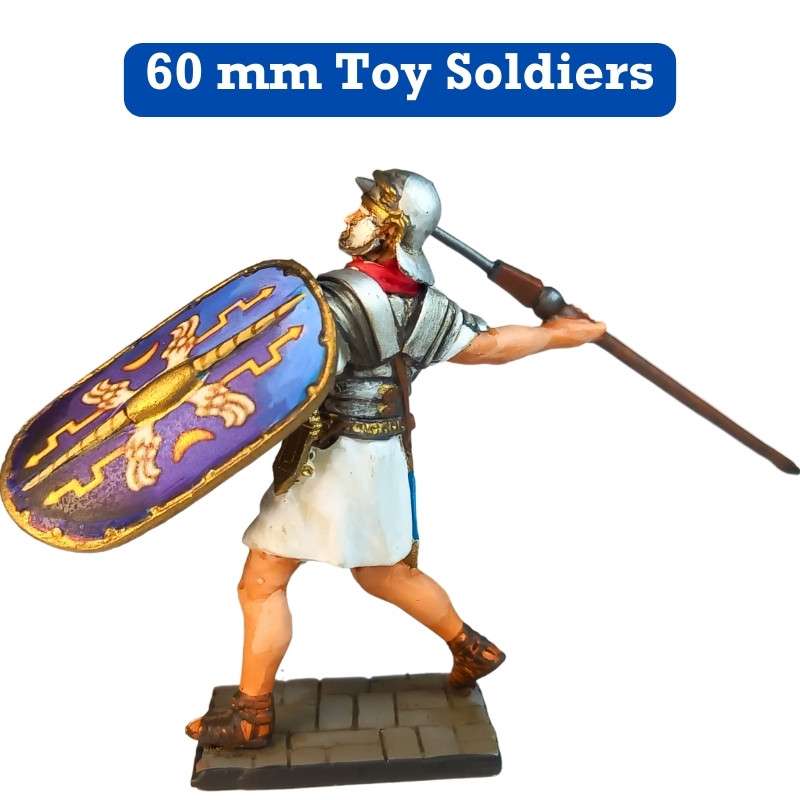 Guardia pretoriano Vitelio lanzando pilum