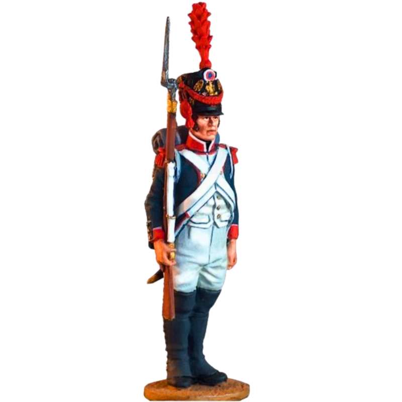 French line infantry grenadier soldado|toy soldier ya pintados