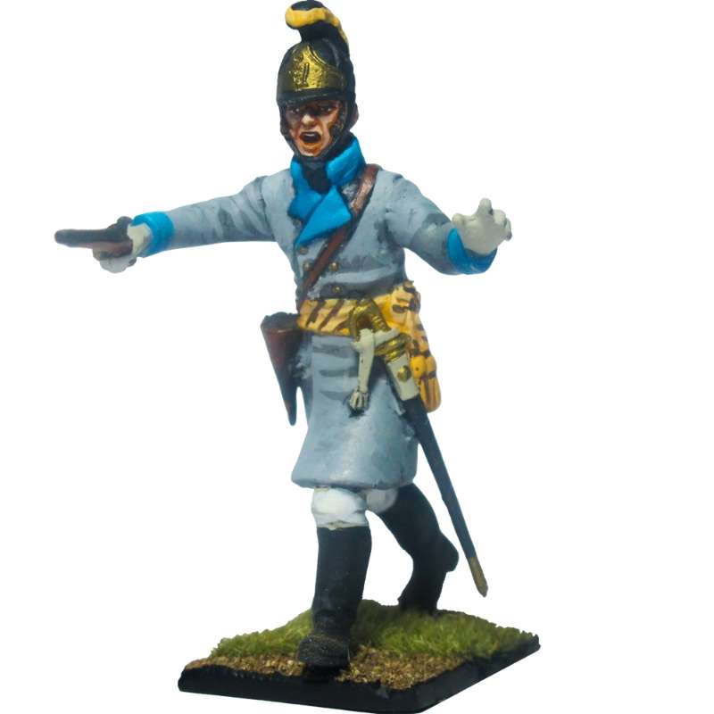 Austrian infantry regiment Lindenau 1805 con abrigo