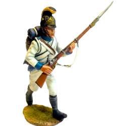 Austrian infantry regiment Lindenau 1805 fusilero corriendo