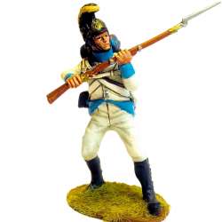 Austrian infantry regiment Lindenau 1805 fusilier defending