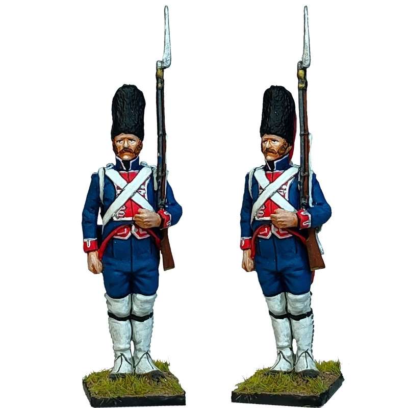 Grenadier at Attention of the Walloon Guards