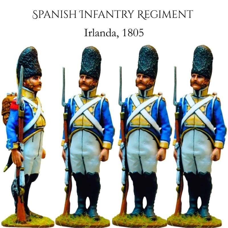 Spanish Infantry Regiment, Irlanda 1805 – Toy Soldiers Set 2