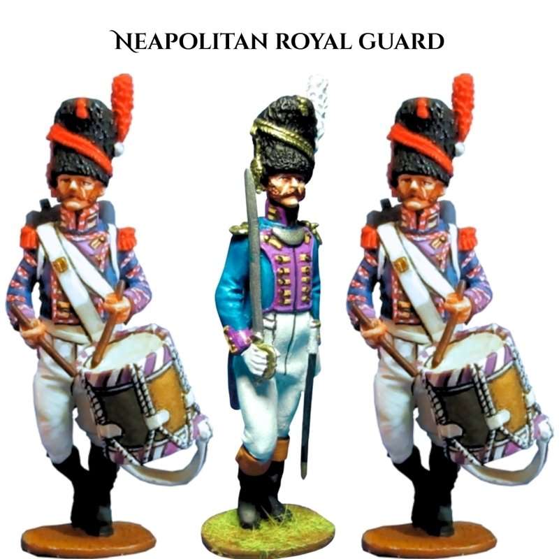 Guardia real napolitana Set 2|toy soldier pintados 60 mm