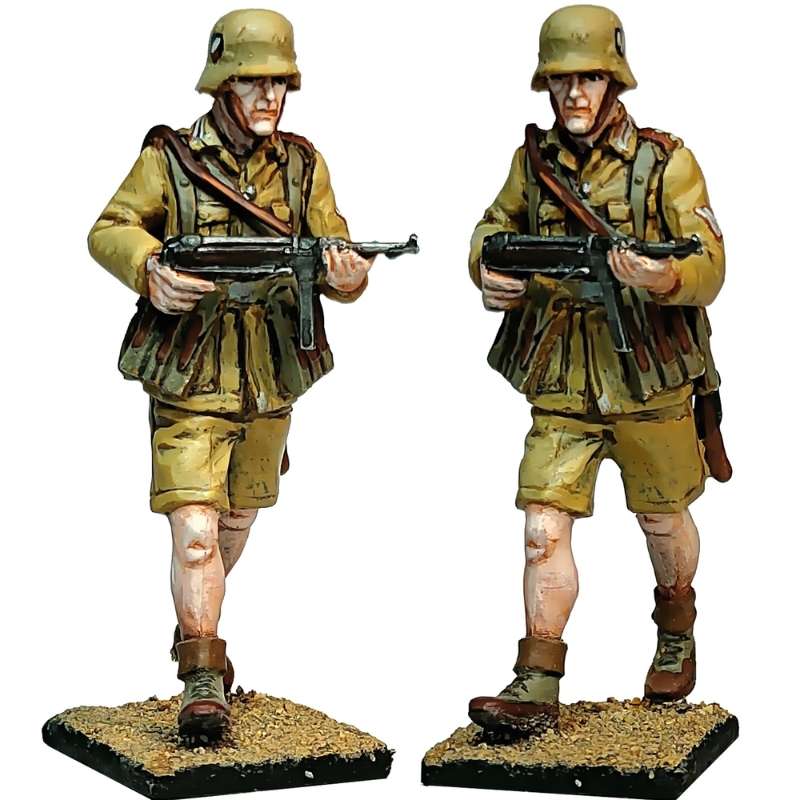 German Afrika Korps Feldwebel with MP40