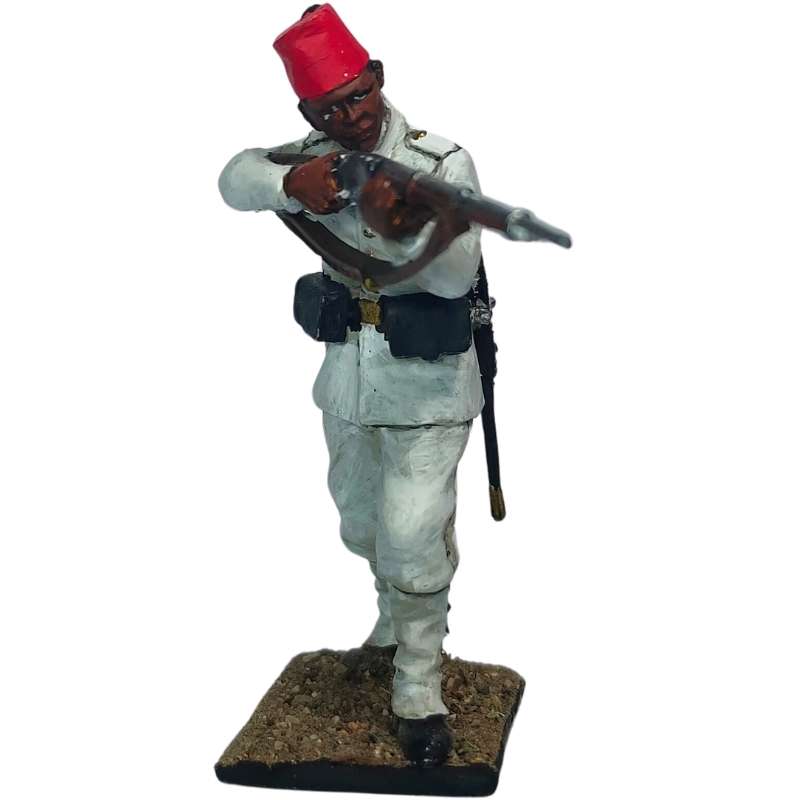 Soldado egipcio disparando Tel el-Kebir 1882