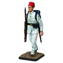 Soldado egipcio en marcha 1 Tel el-Kebir 1882