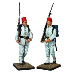 Soldado egipcio en marcha 2 Tel el-Kebir 1882