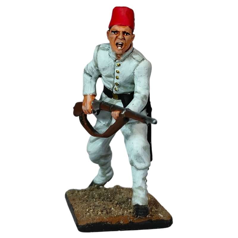 Soldado egipcio combate 1 Tel el-Kebir 1882