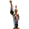 French imperial guard fusiliers-chasseurs Bandera
